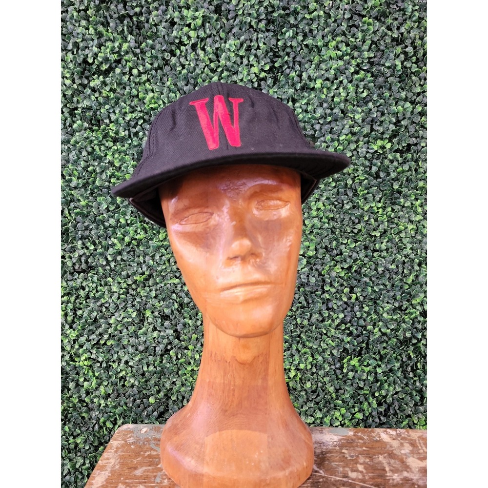 vtg 80s WINSTON RACING CIGERETTES Hat // black marlboro camel western smoke cigs